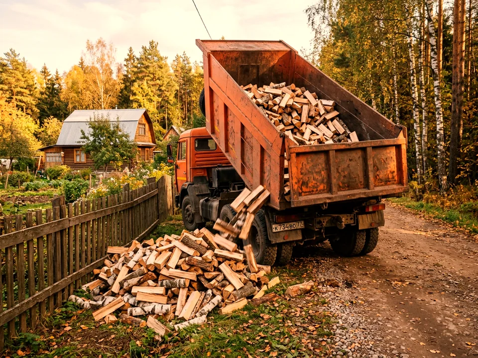 Доставка дров: проезд Дачная, 40, Чебоксары — 12 скл.м³, декабрь 2025